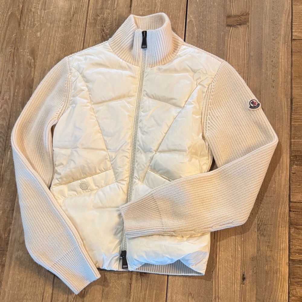 Moncler Cream Kids Puffer Jacket